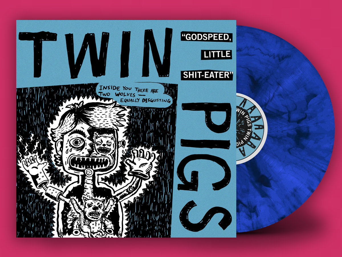 TWIN PIGS - GODSPEED, LITTLE SHIT-EATER LP Color